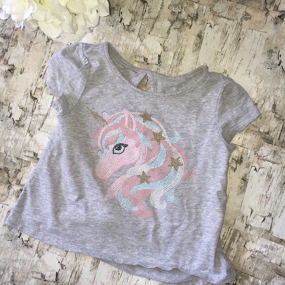 childrens place unicorn shirt